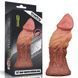 Фалоімітатор 7.0'' Dual layered Platinum Silicone Plug 66-LV411017 фото 1