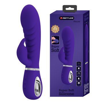 Вибратор для точки G PRETTY LOVE Prescott, темно-фиолетовый, 190 мм BI-014635-3 фото