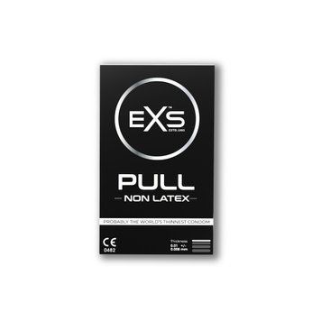 Презервативи EXS Pull, безлатексні, 3 шт 12-EXSUNIQ 3 фото