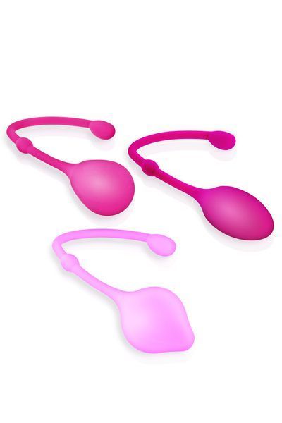 Набір вагінальних кульок SET 3 STAGE KEGEL BALL PINK 90-526003 фото