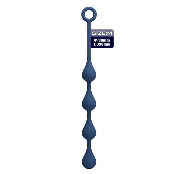 Анальний ланцюжок MR PLAY Waterdrop Anal Balls, розмір M BI-040228-MR фото
