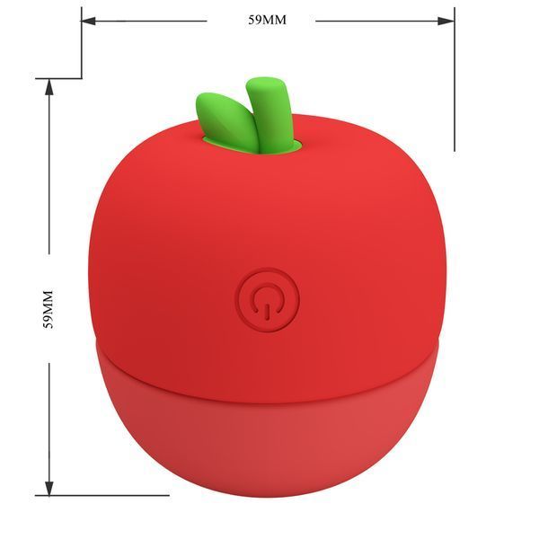 Вібростимулятор PRETTY LOVE APPLE SECRET, 12 licking settings, Silicone ABS BI-300066 фото