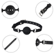 Кляп EROSPACE Wild Play Mouth Gag With Silicone Ball C14, силиконовый, чёрный 39-70224 фото 6