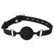 Кляп EROSPACE Wild Play Mouth Gag With Silicone Ball C14, силиконовый, чёрный 39-70224 фото 1
